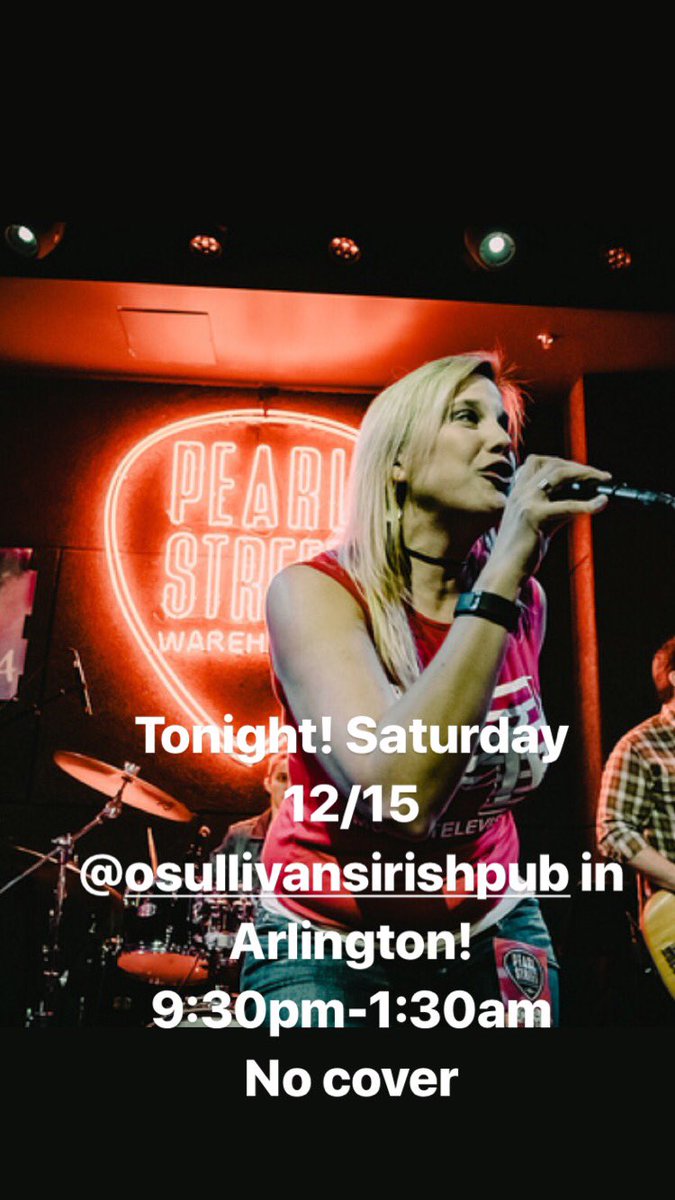 What are you doing tonight? Meet us <a href="/OSullivans/">OSullivans Irish Pub</a> in Clarendon from 9:30pm-1:30am! #livemusic #arlington #dclivemusic #perfection