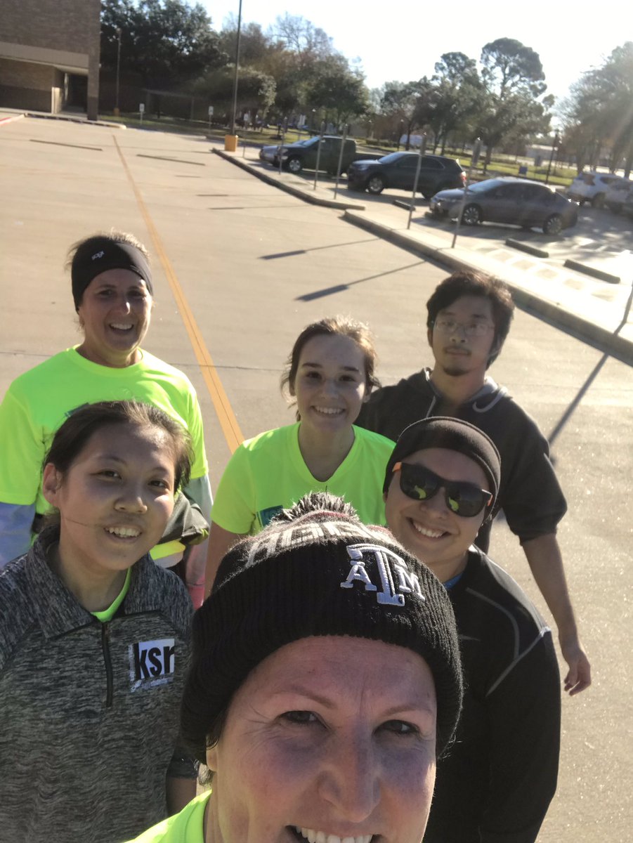 jjag1996's tweet photo. We just crushed 11 miles @katystudentsrun !  Thank you @THS_Mustangs &amp; @kfinnesand for trusting me with these amazing kids!!!! #onemileatatime https://t.co/qH4pQco84e