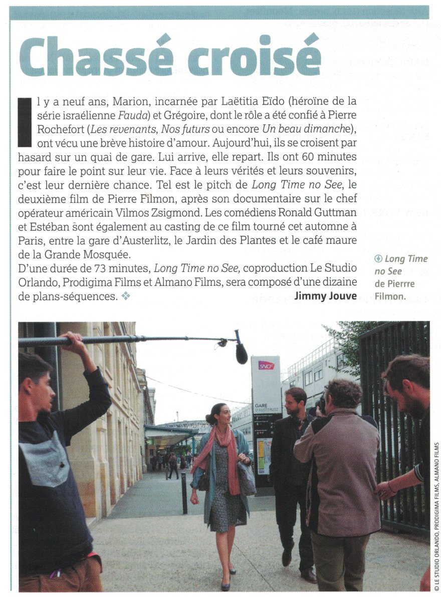 pierrefilmon's tweet photo. @philippe_rouyer @laetitiaeido @almanofilms Merci au @lefilmfrancais pour le #zoom sur #LTNS !
@laetitiaeido #pierrerochefort #esteban @RonaldGuttman #olivierchambonAFC #LeStudioOrlando #prodigimafilms @almanofilms https://t.co/iWOR1WuklA