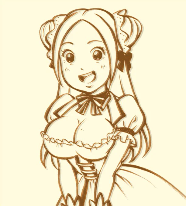 飯窪さんが巨乳化したという怪情報が入ってきたので描いてみました。 #ハニカムニーナ 