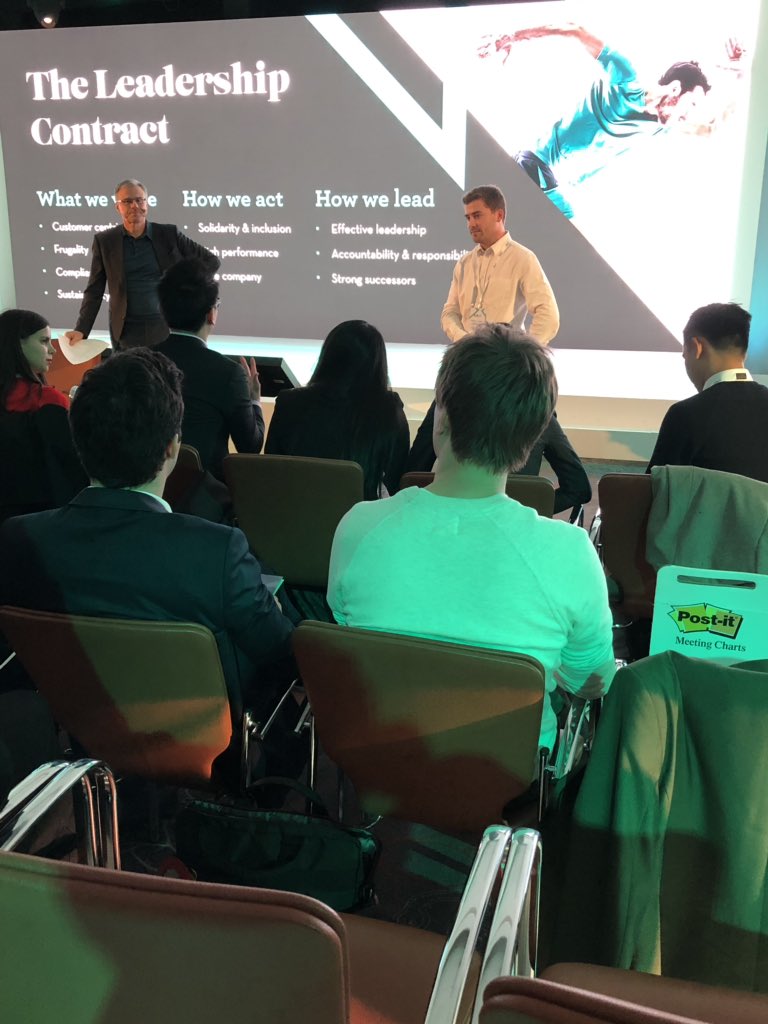 jerickdevelle's tweet photo. Our CEO @AlainDehaze himself deepdiving with our GenZ talents about our “Leadership Contract” ! What a great example of the way real wise leaders @AdeccoGroup take care and make sure that message are understood at each level of their team #GLCL18 
#FuelPerformance2019 https://t.co/JPL10uNF3t