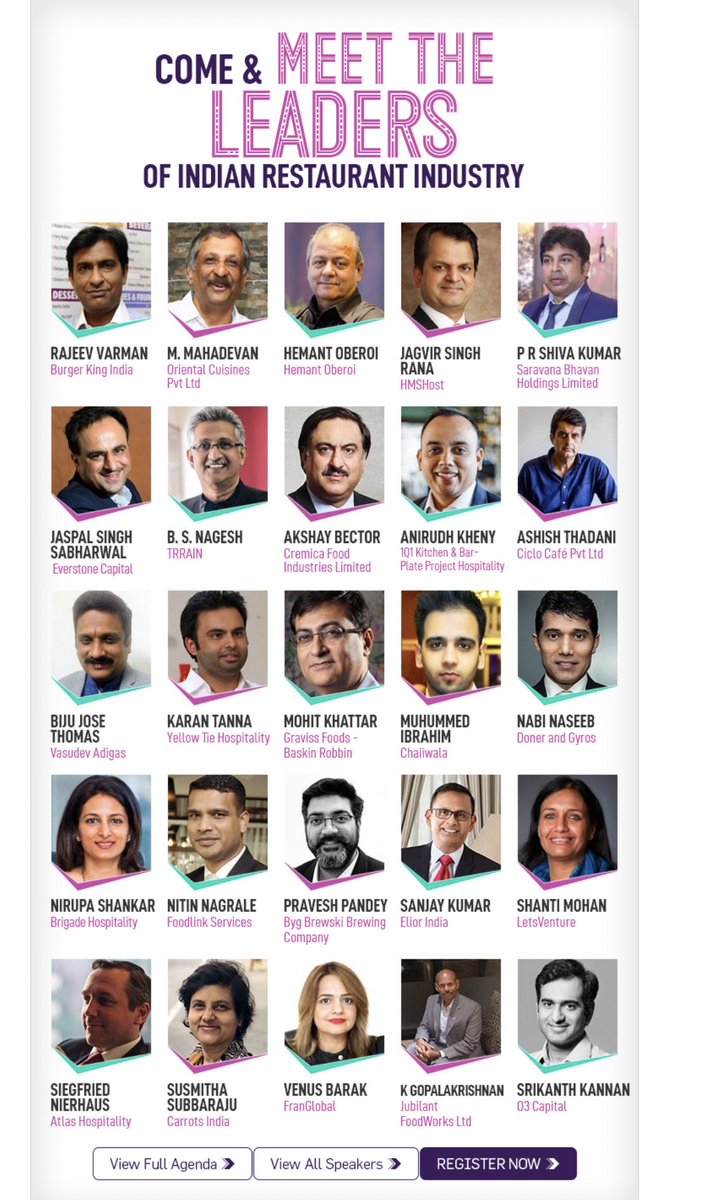 Leaders of #restaurant industry at #Bengaluru. <a href="/FranchiseIndia/">Franchise India</a> <a href="/IndianRestCong/">restaurantindia.in</a>