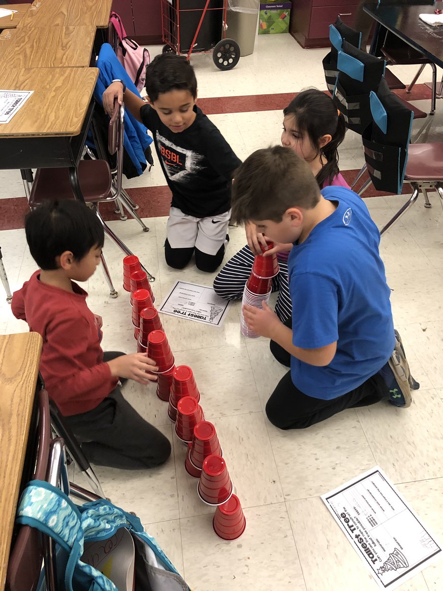 MrG_BSES122's tweet photo. STEM Challenge! How can you build the tallest tree using plastic cups and teamwork!
Everyone is collaborating and using growth mindset skills to work as one in building their tree! Love these guys!
#2ndin122 #BSESJagNation #GVfeeling https://t.co/mbV6RDyK5w