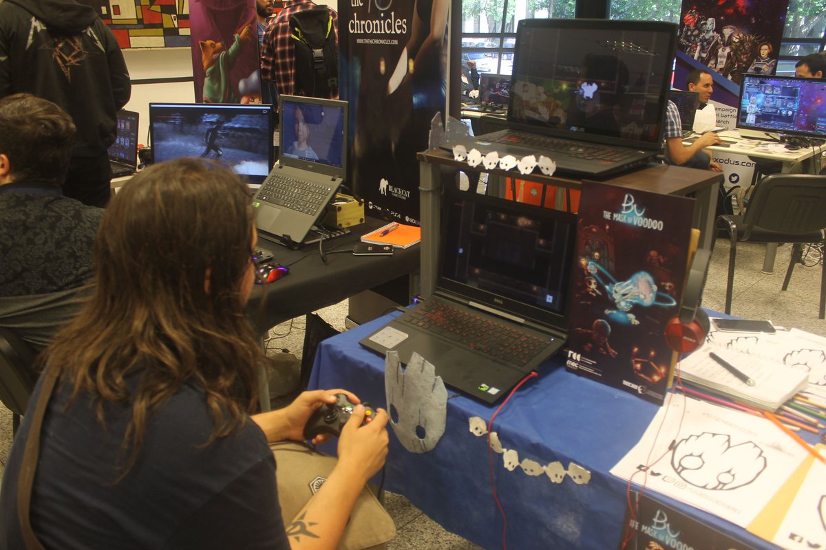 GeckoGeckoGames's tweet photo. We had an amazing time at @LEVEL_UY this week! Here are some pictures from the event taken by @jitox0

#gamedev #LEVELUY18 https://t.co/l1kvYz8kaP