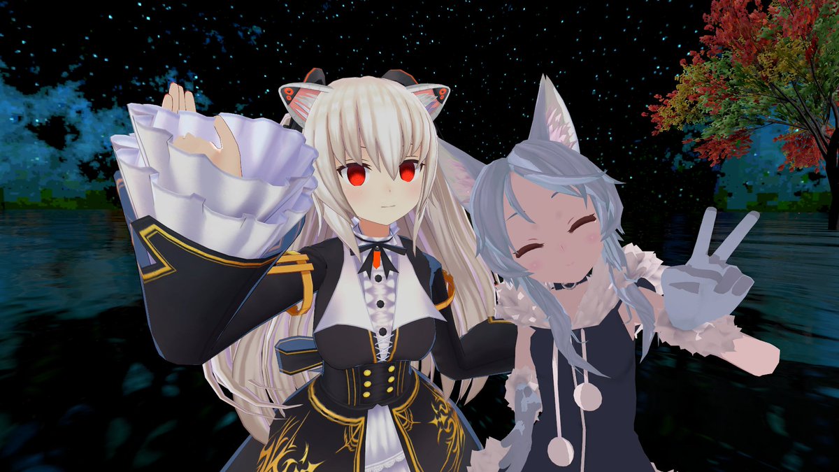 く な Vrchat Twitter પર 今日のvrchat のらキャットさんと会いました ２ショットも撮って貰いました ありがとうございます Vrchat Vrchat のらキャット のらきゃっと Nora Cat