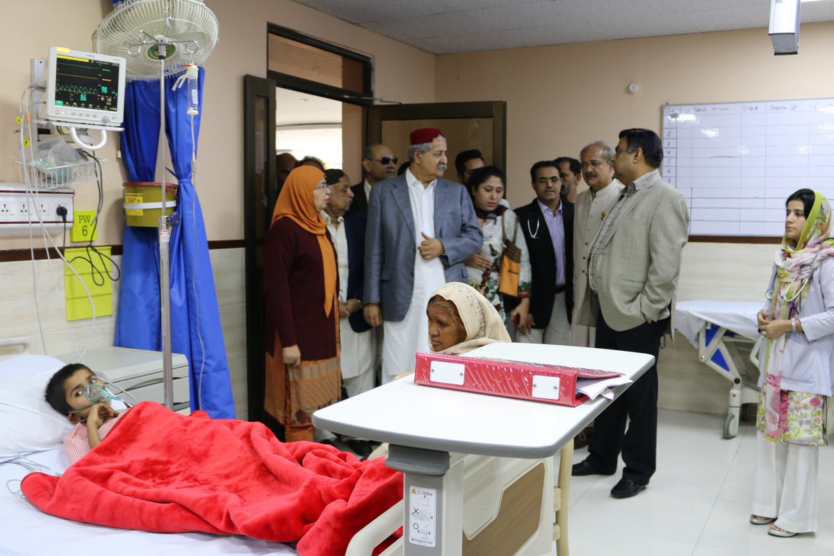 Inauguration of Paediatric Ward at #NICVD Tando Muhammad Khan by #SyedNaveedQamar Member of the National Assembly of Pakistan.