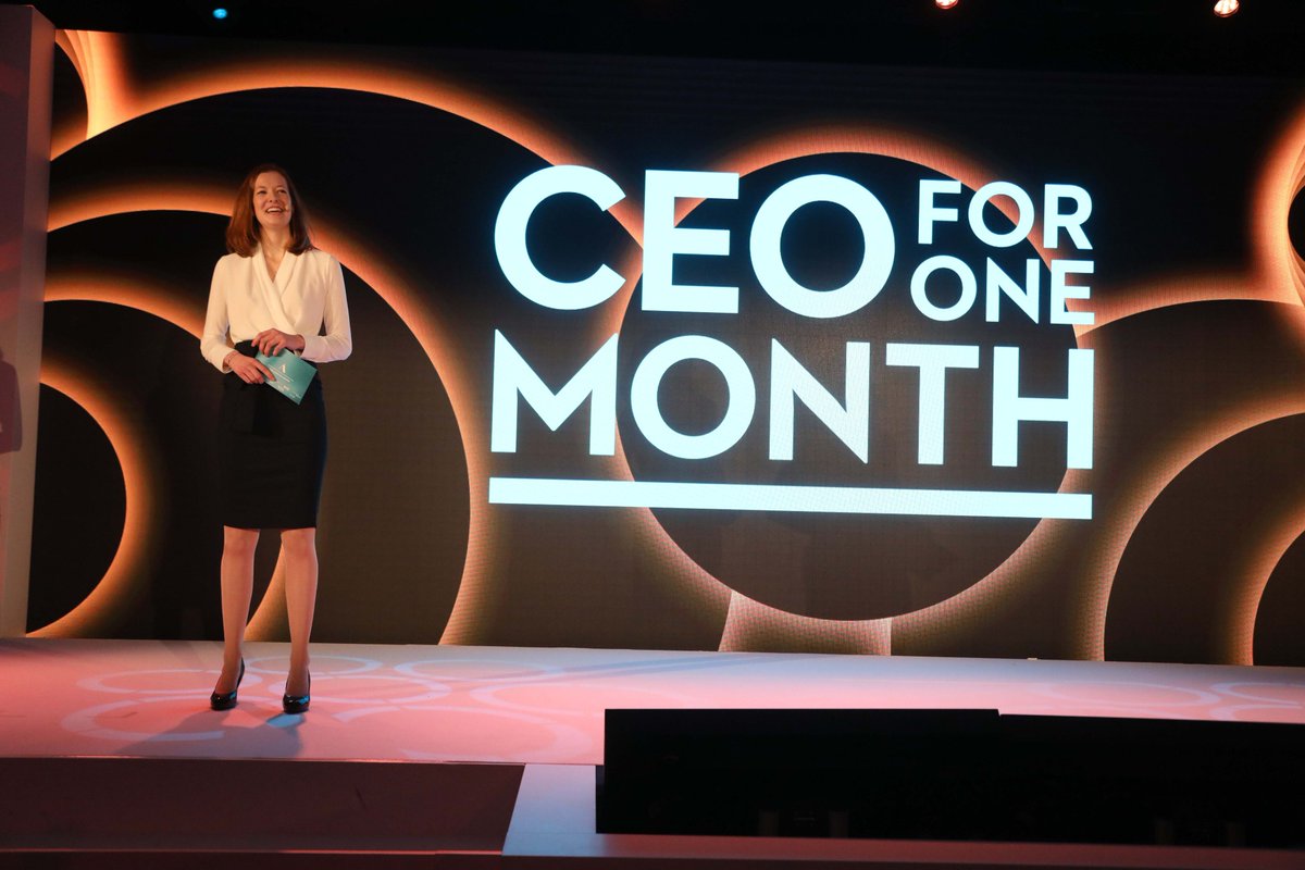 AdeccoGroup's tweet photo. "I am proud to officially call myself part of the Adecco Group family because this company has such strong human touch" - @l_frommhold ,2018's Global CEO for One Month selected from 204,000 candidates to lead the company with @AlainDehaze for 1 month #GLCL18 #CEO1Month https://t.co/76drcWCNgi