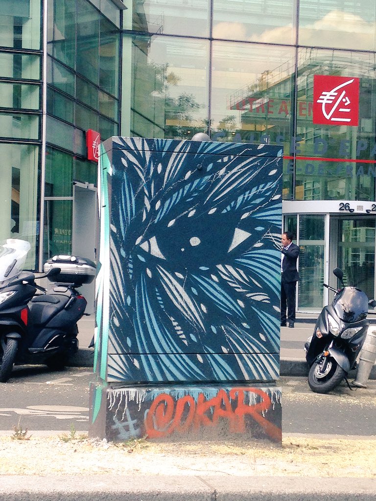 kiffetaculture's tweet photo. À nous surtout pas manquer : les œuvres de #moyoshi à l'exposition #dechargesauvage (visible jusqu'au 29 décembre) • #StreetArt #graffitiart #paris https://t.co/mEzpqAM3gB