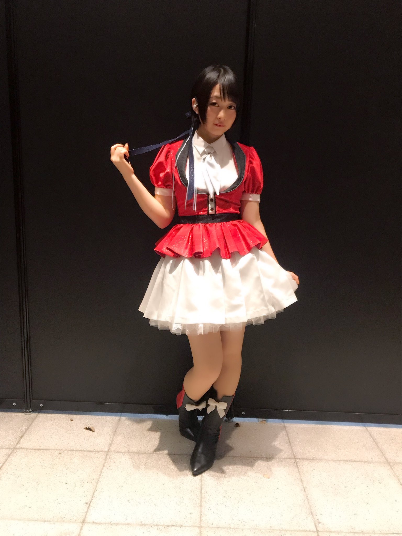 河瀬 茉希 On Twitter 楽しかったです 純子の髪っぽくリボンを