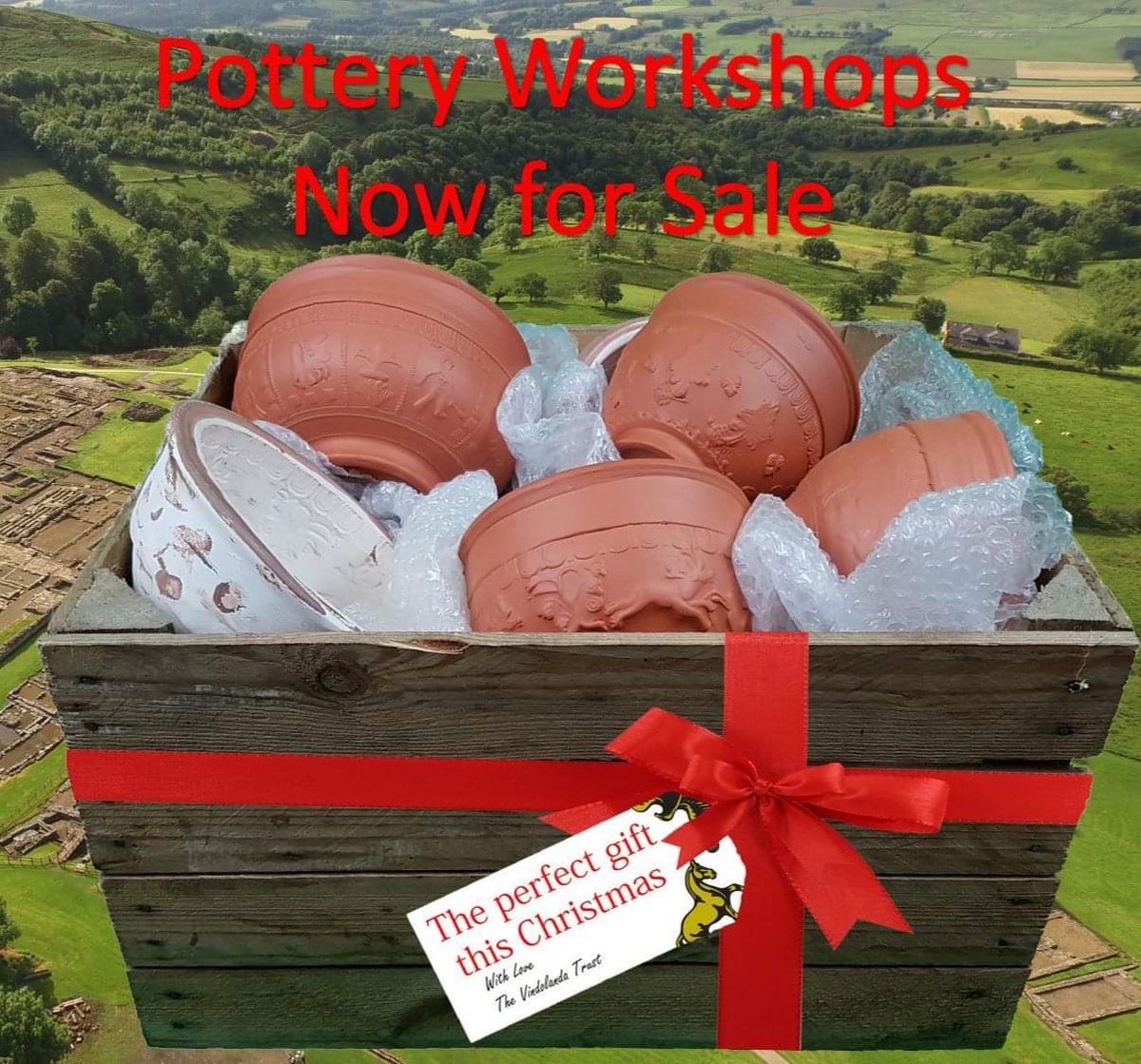 VindolandaTrust's tweet photo. Last minute gift ideas needed? Don't worry we've got you covered! The first of our 2019 pottery workshops run with @Pottedhistory are available to buy on our website now! https://t.co/ILaNYQMPyo #giftideas #Northumberland #Archaeology #pottery #makeyourown #givinghistory https://t.co/V5kyQyPshw
