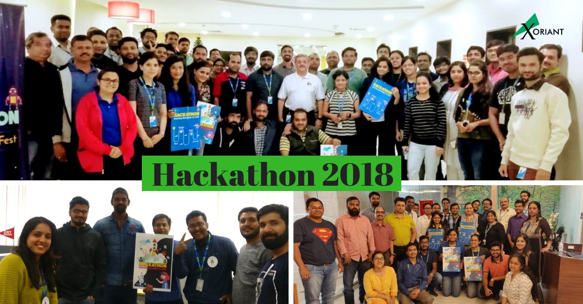 Xoriant's tweet photo. Passion for technology & collaboration brings innovation! Check out Xoriant's talented bunch of participants at Hackathon 2018 event. #BelongAtXoriant #Hackathon2018 #Hackathon https://t.co/JVTgZb4KQi