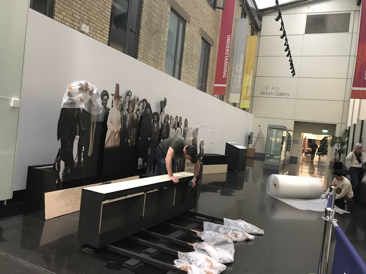 ActivismLearn's tweet photo. So that’s it, Make a Stand has gone in the lorry &amp; #LSESuffrage18 is over 😢😴 https://t.co/XefU2eqK2q