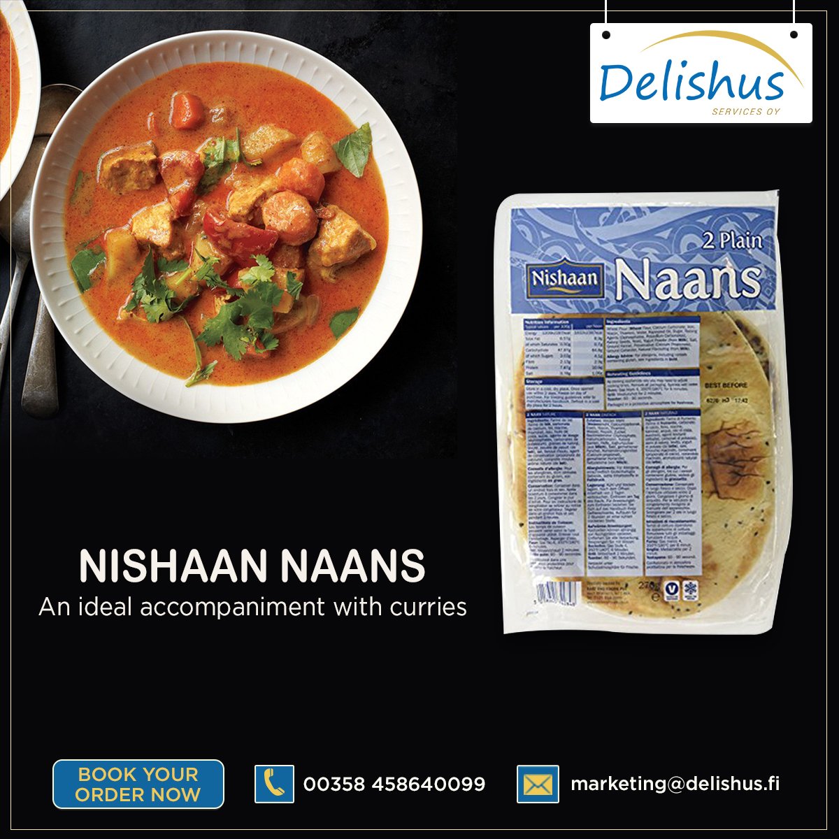 delishus2018's tweet photo. Naans go excellent with any variations. Even if plain Naan is delicious, this bread is often stuffed with various ingredients and spices. Enjoy naans with traditional variations or the Western elaborated tasty variations.
#naan #plainnaan #nishannaan #healthy #delishus https://t.co/bJDemDqOsi