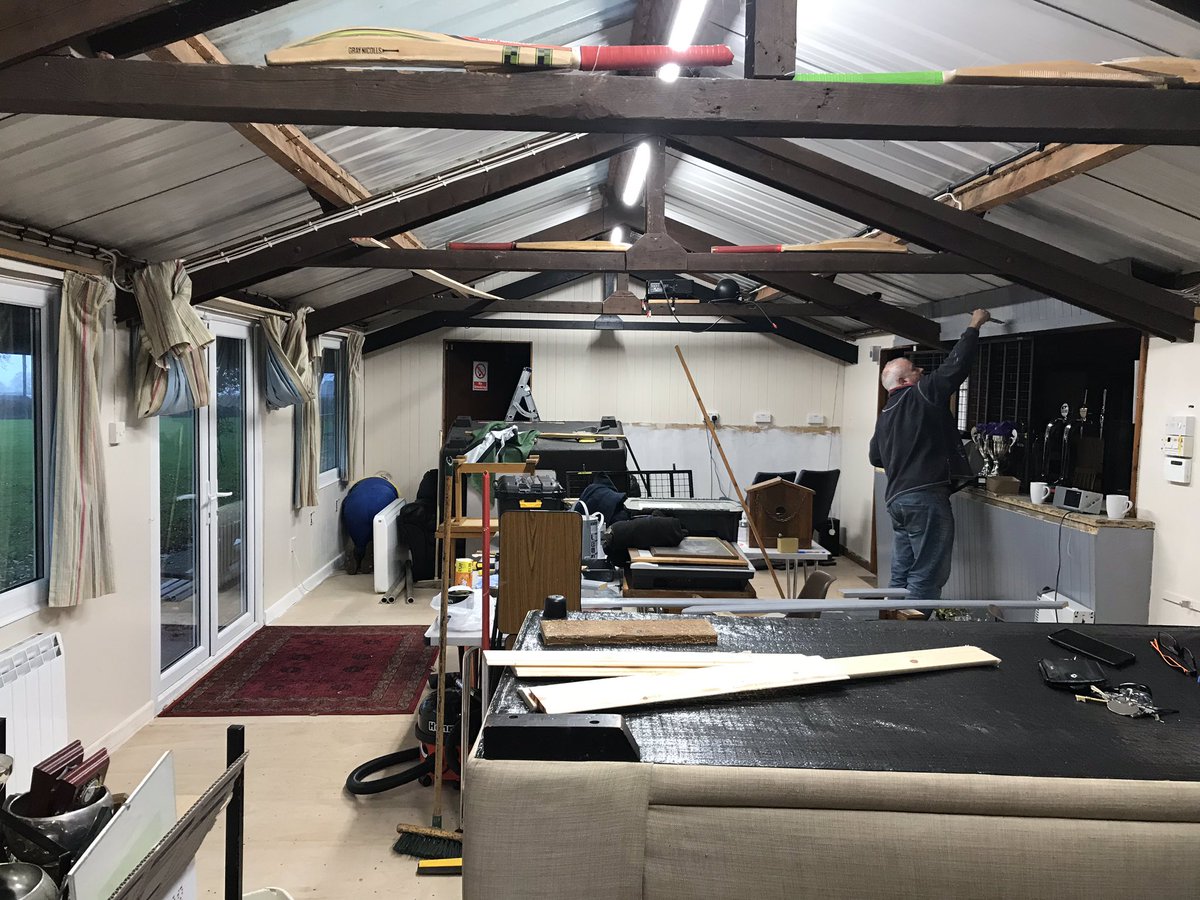 AbbotsCC's tweet photo. It’s dark outside but not inside at Two Mile Oak! #abbotsarmy @DevonCricket https://t.co/96U3UZxWv2