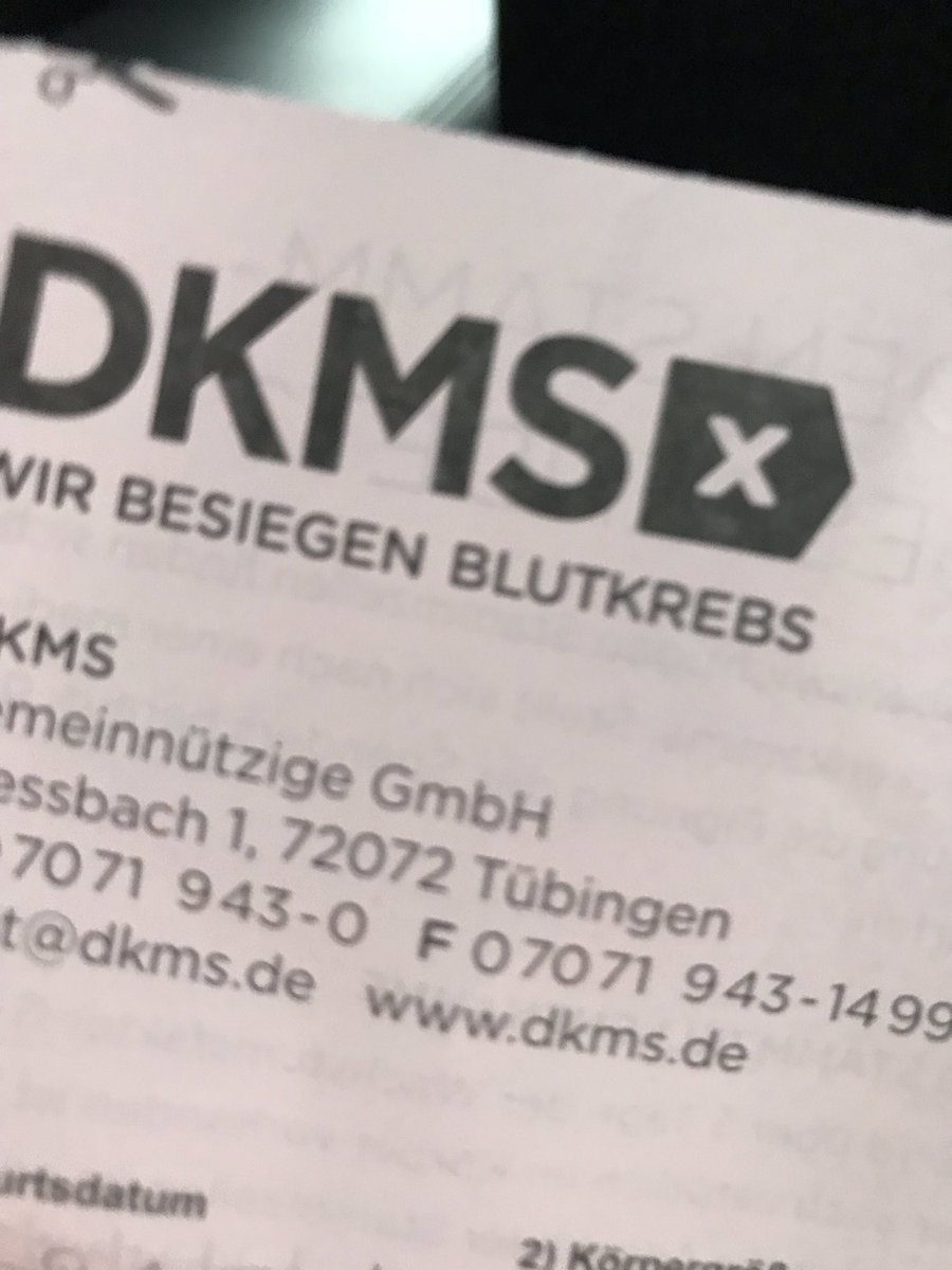ManjaSchuele's tweet photo. Bis 16:00 Uhr kann man sich bei der @DKMS_de für Nadine aus #Werder typisieren lassen. Dauert 5 Minuten, kann Leben retten. Also hin! @wirsindwerder #rettetunsereMama https://t.co/oyZntgSC6v