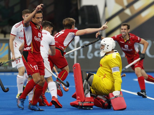 NBT_Sports's tweet photo. #hockeyworldcup2018 
#ENGvsBEL #BELvsENG 
🏑वर्ल्ड कप 1st सेमीफाइनल
इंग्लैंड बनाम बेल्जियम
इंग्लैंड को 6-0 से रौंदकर फाइनल में पहुंचा बेल्जियम https://t.co/kKlxxmA9S4
