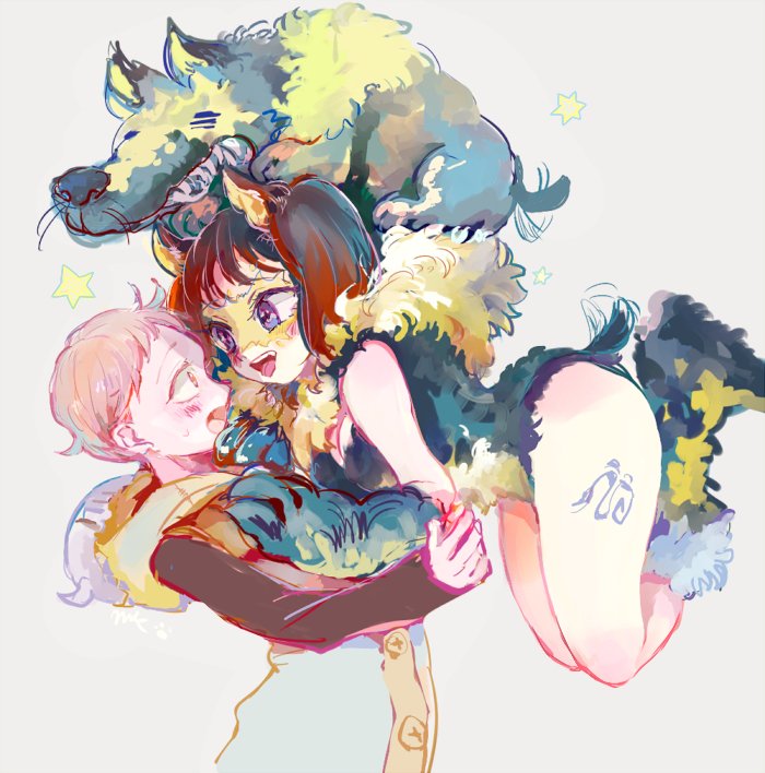 ❝I'm all for the animal ears and tail.. but... did it have to look just like Oslo?!❞

Blood explodes from his nostrils as he falls backwards as if he'd just received a knockout blow.

Leave it to King to blow his chance to complement Diane.