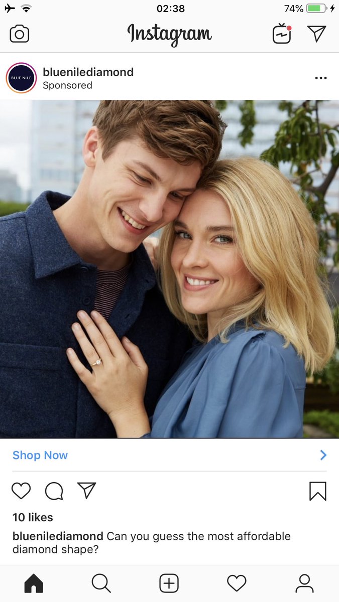 ninamohanty's tweet image. Instagram seems to know something I do not. Apparently I am getting engaged soon and will be buying a house imminently, so everyone get your champagne ready for me! 😂 #algorithmfail