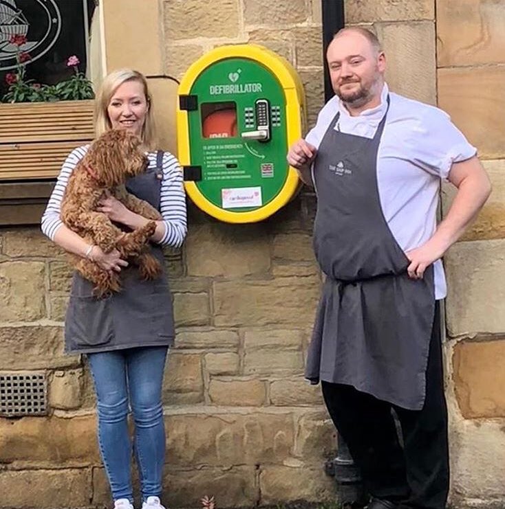 Cardioproof_UK's tweet photo. #AEDadvent Day 15 and we find ourselves in @shipinnwylam where Kelly &amp; Paul have placed a 24/7 AED outside #Wylam https://t.co/dYAfVZ6F4M