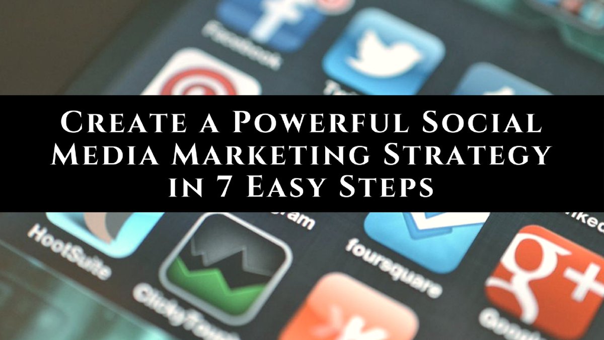 7 Easy Steps to Create a Powerful Social Media Marketing Strategy #BTRTG
==> http://dld.bz/gWuSt <==