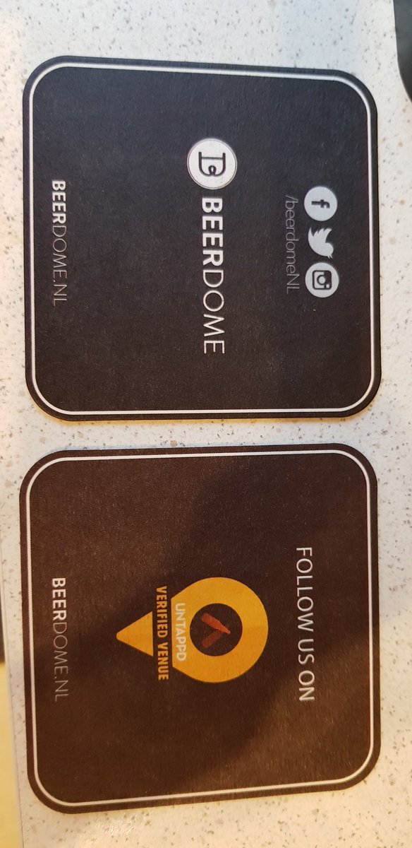 DrTheBeerBlogUK's tweet photo. Thanks to @BeerdomeNL for the coasters in my recent order- nice touch! https://t.co/u8wwDKpJMA