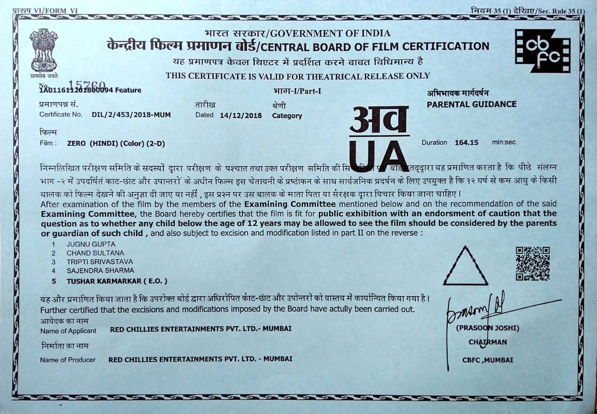 shah_nihad's tweet image. #6DaysToZero 
Produced By Gauri Khan 
Directed By Aanand L Rai
⭐️ing Shah Rukh Khan , Anushka Sharma &amp;amp; Katrina Kaif 

Advance Booking Started In Few Cities And The Response Is HISTORIC 🔥🔥