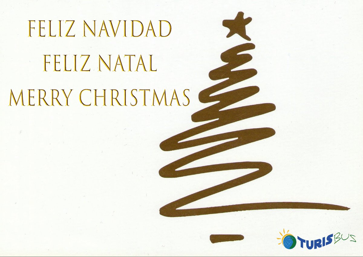 _Turisbus's tweet image. FELIZ NAVIDAD | FELIZ NATAL | MERRY CHRISTMAS