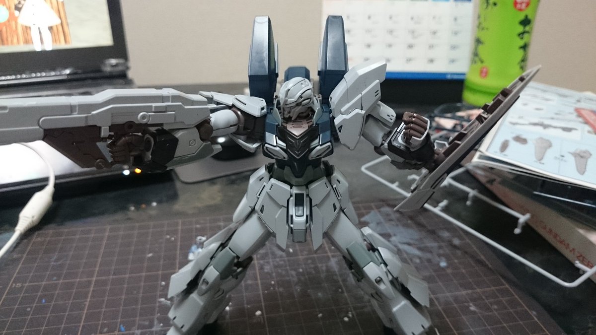 ガンプラ Twitterまとめ フェネクス ナラティブver 緑 覚醒版 完成です 他 モデラーズ速報