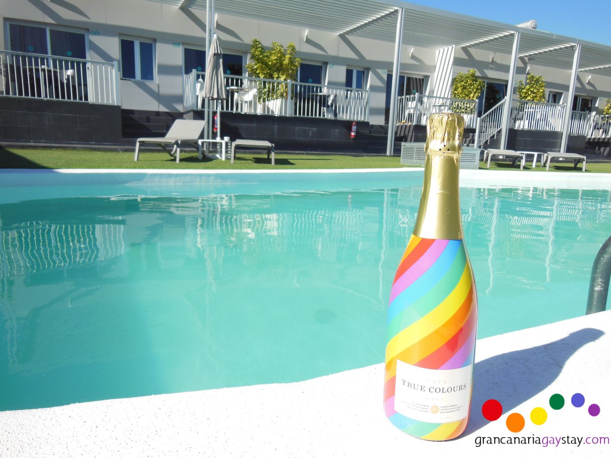 GCgaystay's tweet photo. Nuevo #Gaymenonly en #GranCanaria #Maspalomas #PlayadelIngles, el #CaliforniaRooms, resérvalo en https://t.co/Y1HdHkCqs7 y ¡Brindemos con #TrueColoursCava por un mundo más tolerante!.
#turismogay #playagay #gaystay #GayHotels #GayTravel #gayvacation #gayholidays #gayresort #gay https://t.co/1mDUvWW7Rb