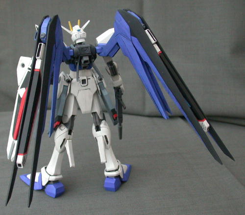 HGフリーダムガンダム （この当時）MGより早くハイマットフルバースト