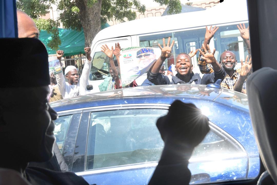 akandeoj's tweet photo. VP Osinbajo who was in Bauchi this morning to witness the wedding of former Gov Muazu's daughter is now in Ilaro, Ogun State to grace the Ahmadiyya Conference: the 66th Jalsa Salana-Love for all, hatred for none. (Photo shows reception in Bauchi) https://t.co/SbGpEUFXWb
