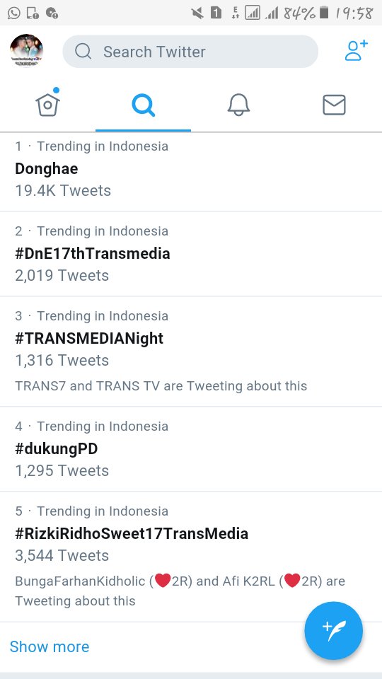 Udah gua Refresh berkali2 loh mmng Trending Kok😂😂
<a href="/DA2_Rizki/">Rizki 2{R} Real</a> <a href="/DA2_Ridho/">Ridho 2{R}</a> 

#RizkiRidhoSweet17TransMedia