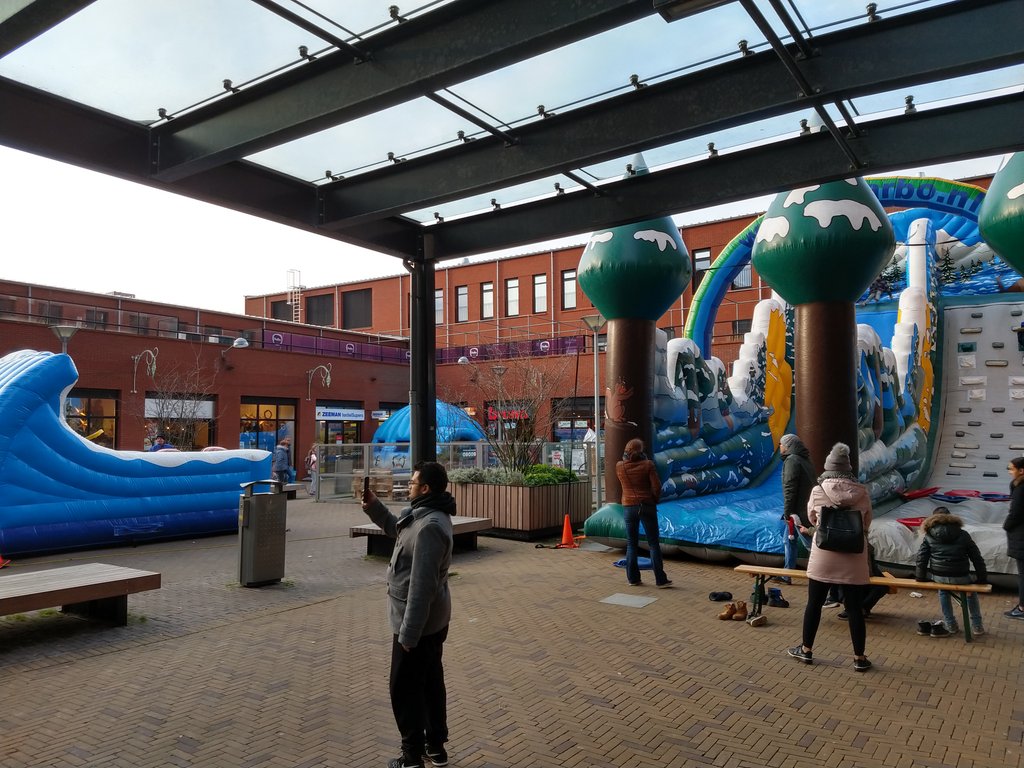 Gezelligheid in het winkelcentrum