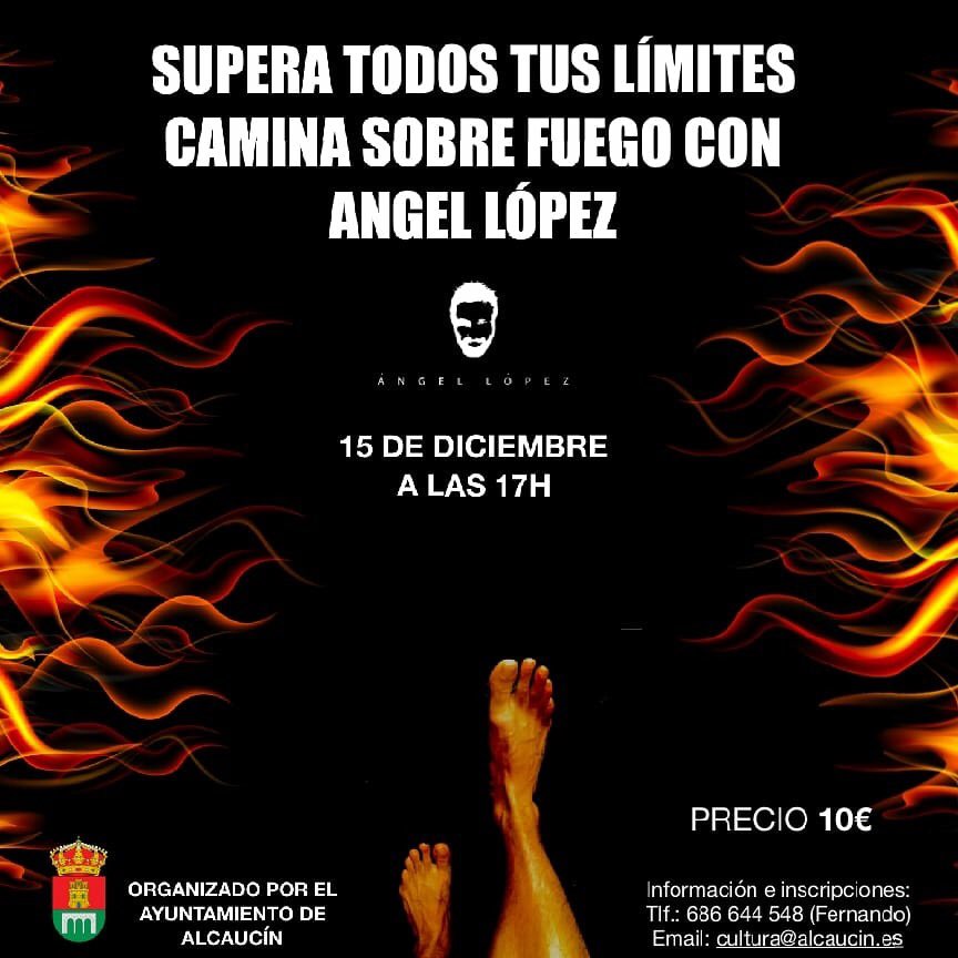 Los habitantes de Alcaucin caminaran por el fuego esta noche. El ayuntamiento de este pequeño pueblo Malagueño a preparado un evento de crecimiento personal para empoderar a sus habitantes. Esta accion es pionera en España .  <a href="/A3Noticias/">Antena 3 Noticias</a> <a href="/agenciaefe/">EFE Comunicación</a> <a href="/CdItve/">Consejo de Informativos TVE</a> <a href="/canalsurmalaga/">CanalSur Málaga</a>
