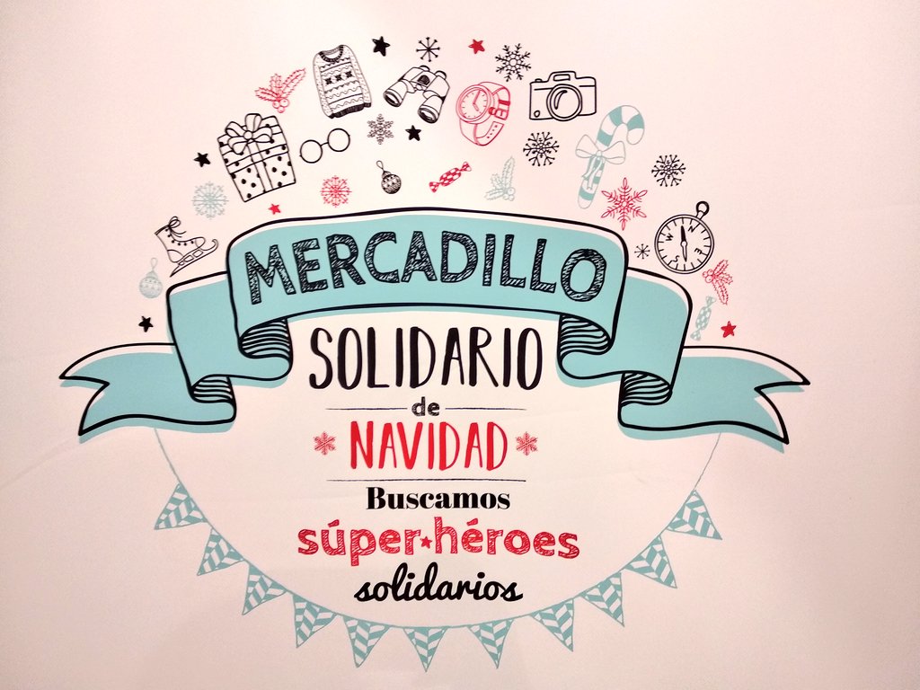 LuciaSRamos's tweet photo. Dicen que en el mercadillo solidario de @fmapfre se buscan #SuperhéroesSolidarios, pero sus trabajadores voluntarios ya son héroes ayudando a pequeñas asociaciones, así que he ido en calidad de visitante y me he llevado un bonito adorno navideño. 😊 #SeSolidario https://t.co/BKWydl8Cw2