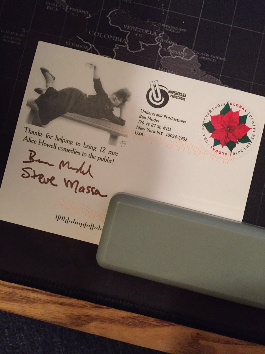 Thanks for the postcard <a href="/UndercrankProd/">Undercrank Productions</a> &amp; #stevemassa !