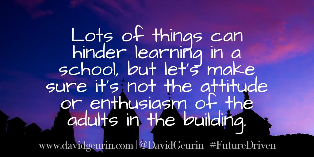 {New Post} 5 Thoughts to Improve Your Mental Approach as an Educator davidgeurin.com/2018/12/5-thou… #edchat #satchat #LeadUpChat #FutureDriven #BoldSchool #JoyfulLeaders