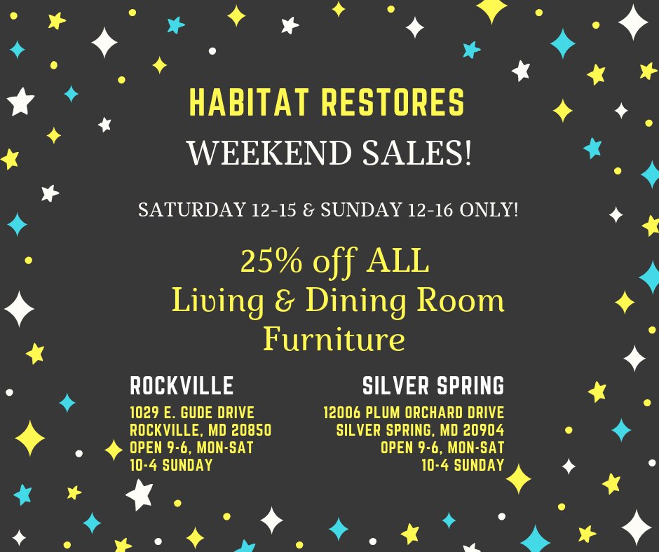 ReStoreMetroMD's tweet photo. Come out to the restore and shop on this rainy day! https://t.co/hCiL3jCgAD