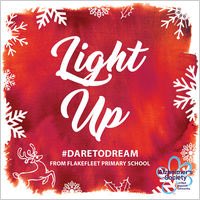 Light Up - Single by Flakefleet Primary Go on just click and make a dream happen. #Flakefleet #Alzheimers #iTunes #Christmas #Music #Primary #School