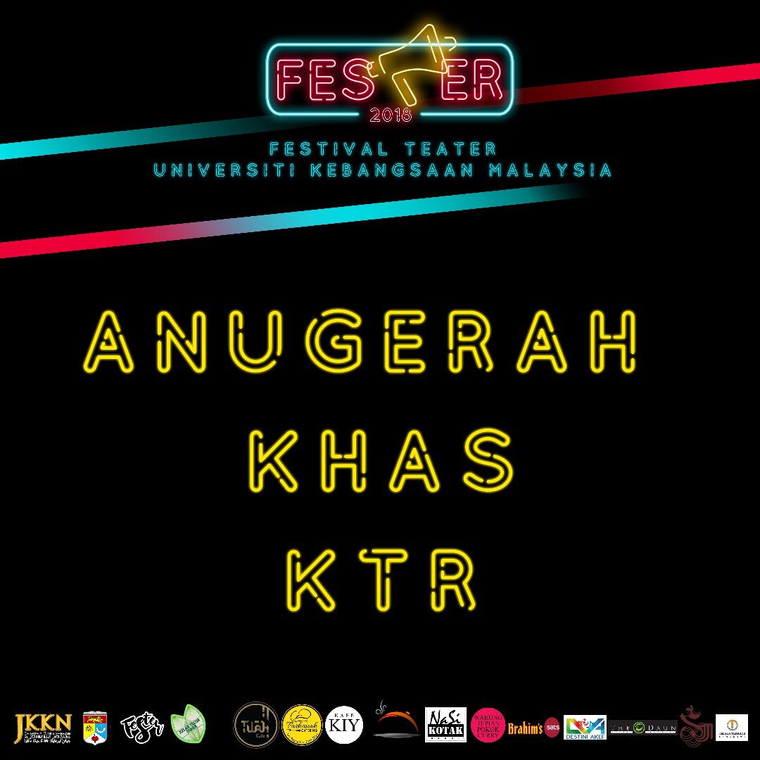teaterrimbaukm's tweet photo. Anugerah Khas KTR
Teratai Di Tasik Beku
Monalitat
KTSN
#fester
#festerukm
#fester2018
#festerukm2018 https://t.co/xBfmqVWuzw