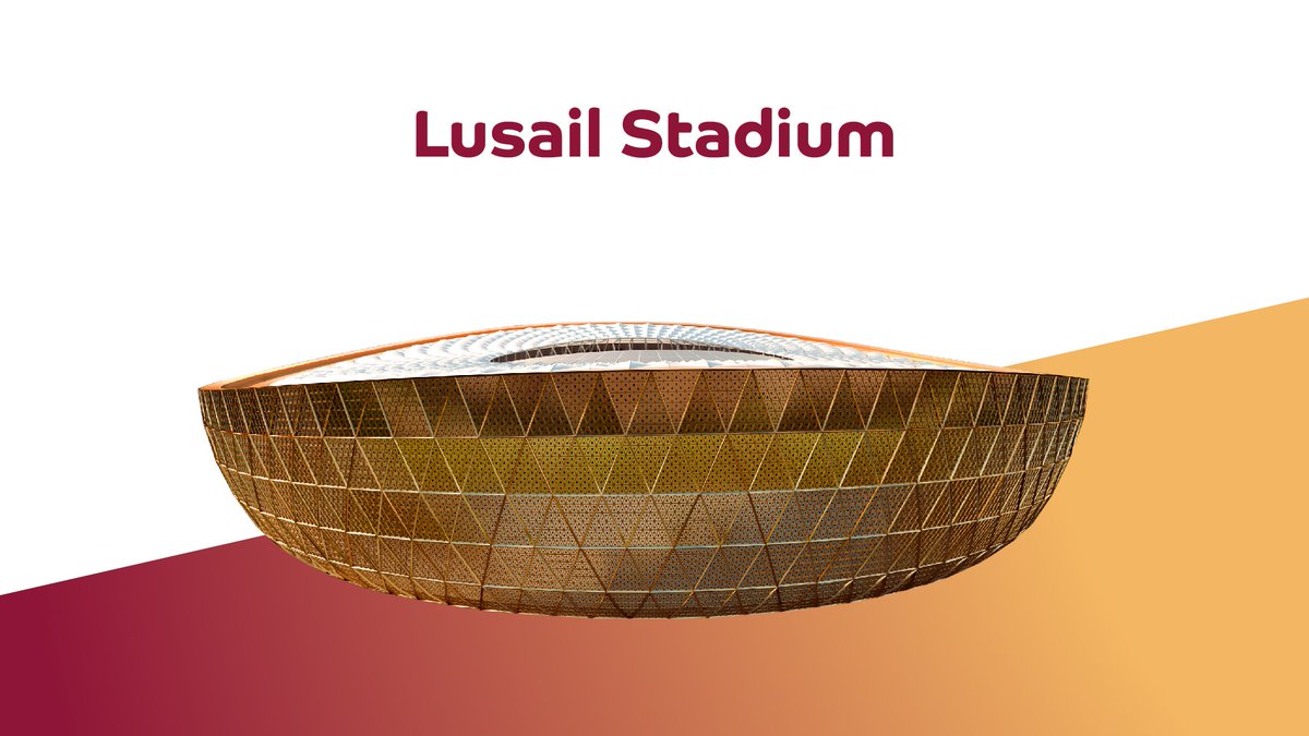 It is official! We are proud to reveal the design of #LusailStadium!
This stadium will host the opening match and final during #Qatar2022 – the first World Cup in the Arab world.
#seeyouin2022