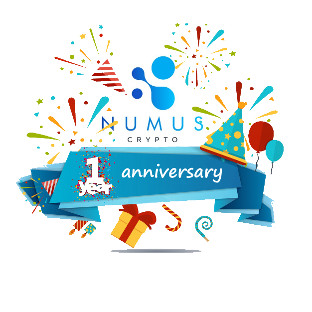 NumusCoin's tweet image. Congratulations on the 1 anniversary! 
Thank you for being with us.
