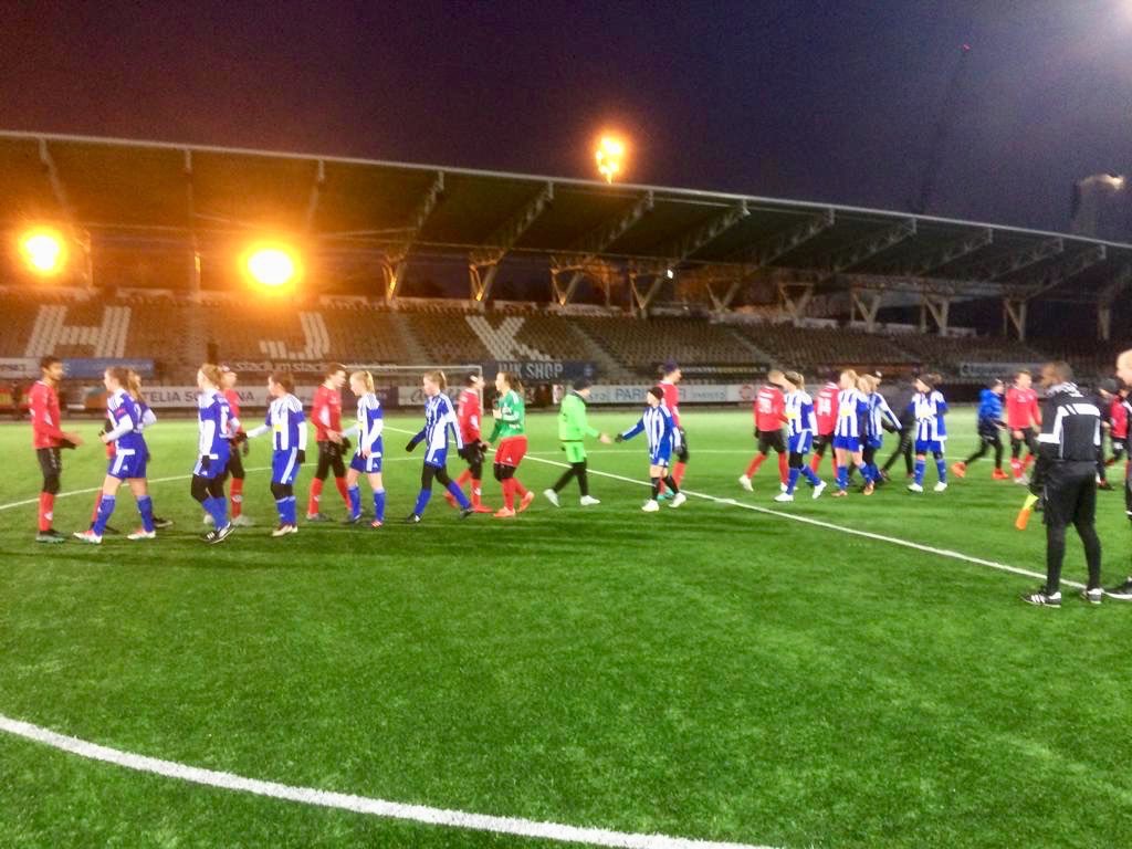 Treenipeli HJK Naisten Liigajoukkue - <a href="/EPSP04/">EPS P04</a> 3-3 90 min jälkeen #espoonpalloseura #HJK #yhteistyö