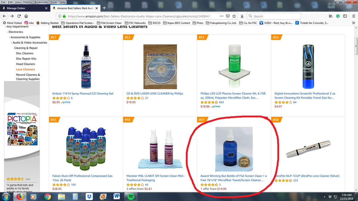 ruganirugani's tweet image. Moving on up! #57 Amazon Best Sellers
 flatscreenclean.com #cleanerkit #screentv #phonscreen #flatscreen #cleaningthehouse #cleaningkit #ipadscreen #laptopscreen #flatscreentv #tvcleaner #cleanespray #flatscreens #cleaningproducts #tvscreen