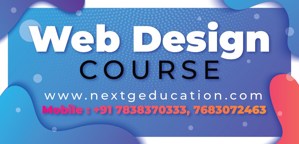 nextgeducation's tweet image. #WebDesign #TrainingProgram2018
Live project Based #Industrial Training
Just Call us on: +91 7838370333 or 
Mail us on: nextgeeducation@gmail.com