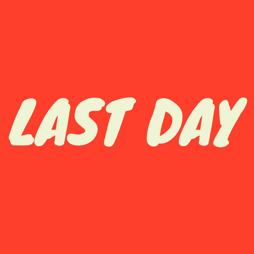TODAY IS OUR LAST DAY!! Open til 5pm #tonbridge