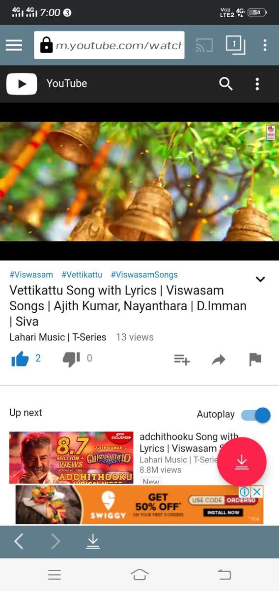 dhayalraj_dhoni's tweet image. Chaaa 1st like miss achu #2ndlike #Viswasam #VettiKattu #Vettikattusong #VettiKattuThalaFans #Viswasam #Viswasamsongs #ViswasamSecondSingle #ViswasamPongal2019 #ViswasamThiruvizha #Thala #Thala58 @immancomposer @Shankar_Live @SathyaJyothi_ @directorsiva @rameshlaus