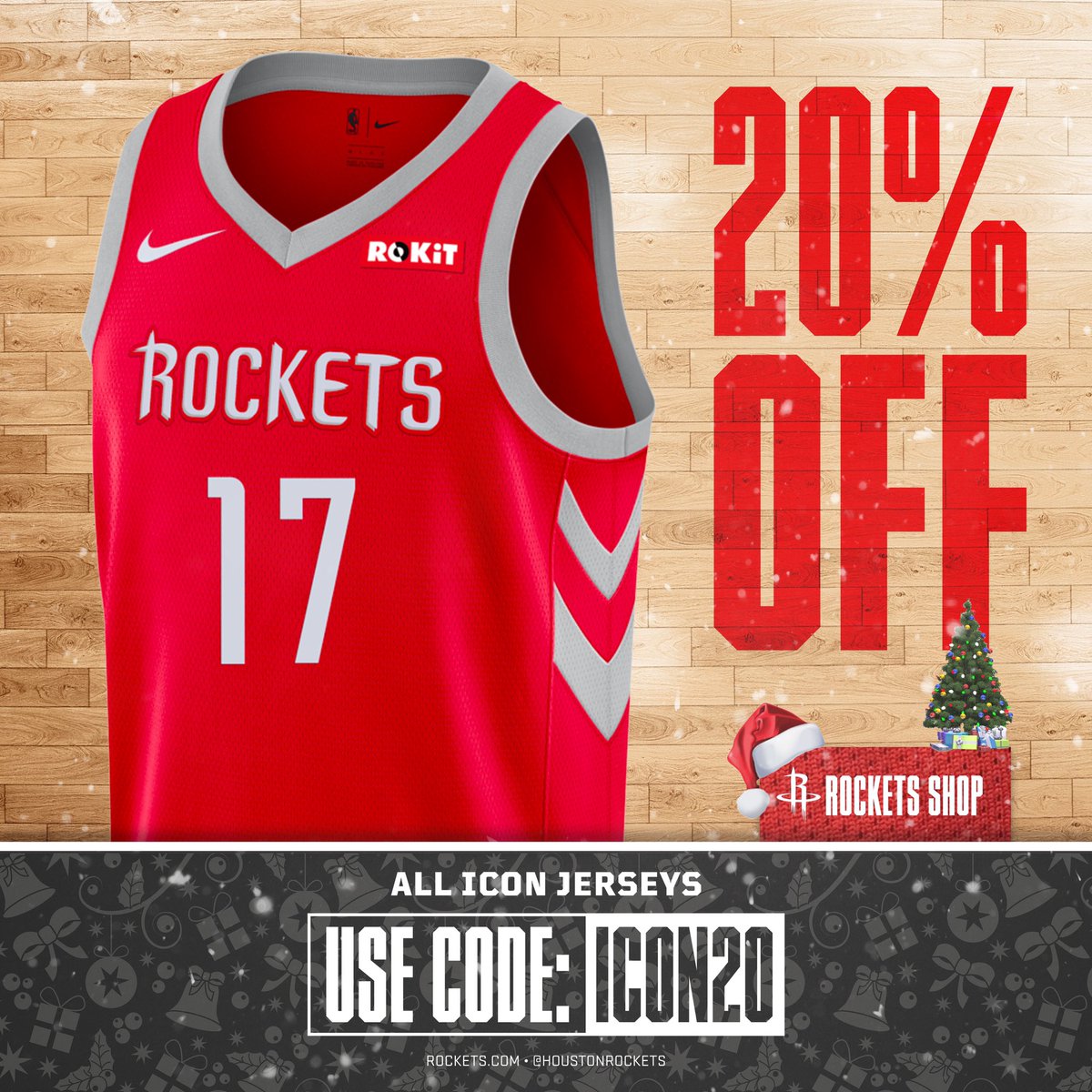 All Nike Icon jerseys are 20% OFF!  Use Code: ICON20  🚀 » RocketsShop.com https://t.co/javMRJefMg