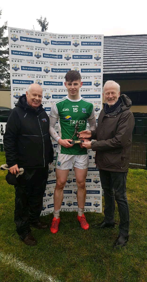 Well done to Belnaleck and Fermanagh attacker Darragh McGurn who got Man of the Match today #BOIMcKennaCup