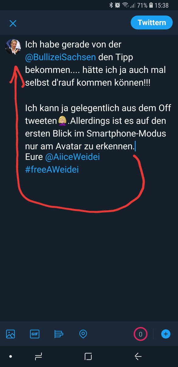 frittenfezt's tweet photo. @BullizeiSachsen @schautnichtweg @PhilippDenktDas @janboehm @heuteshow @twigigitwi @angela_3110_ @Sandy43987230 @Twitter @TwitterSupport @TwitterDE @aweiwei So? 😉 ...
#freeAWeidei
#freeAiiceWeidei
#freeSatire
#freeME (@AiiceWeidei/@AWeidei ) https://t.co/aM4a6i0JtB